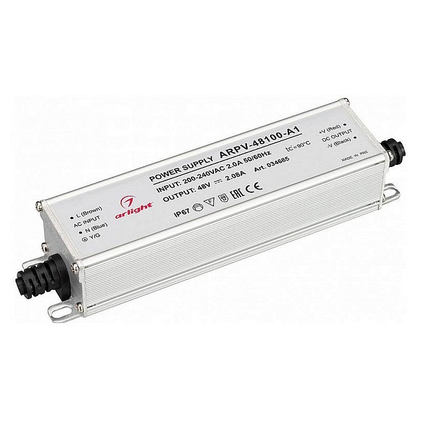 Блок питания ARLIGHT ARPV 48V 100W IP67 34685