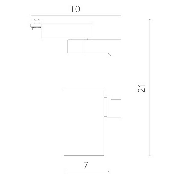 Трековый светильник ARTE LAMP TRACCIA A2321PL-1BK