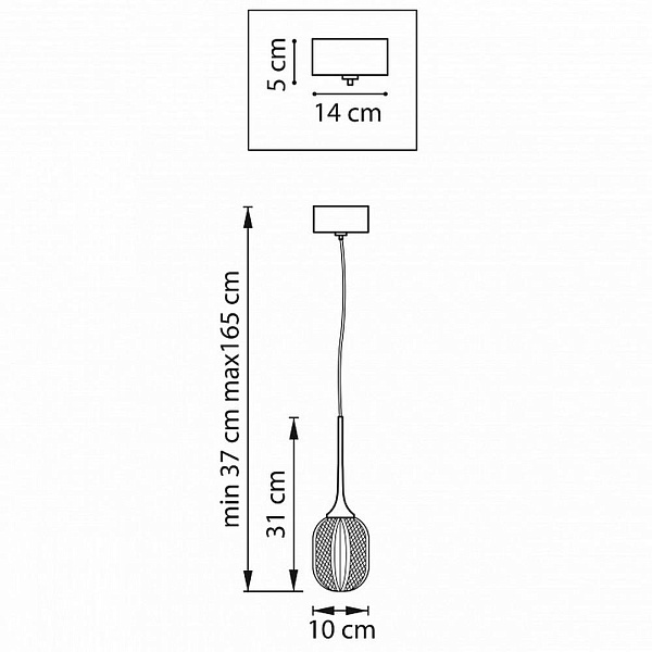 Подвес LIGHTSTAR ACRILE 738011