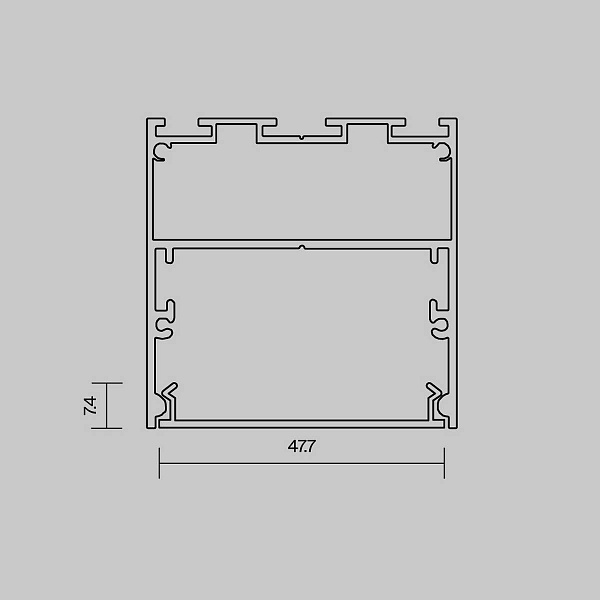 Рассеиватель MAYTONI LED STRIP PROFIL 642049