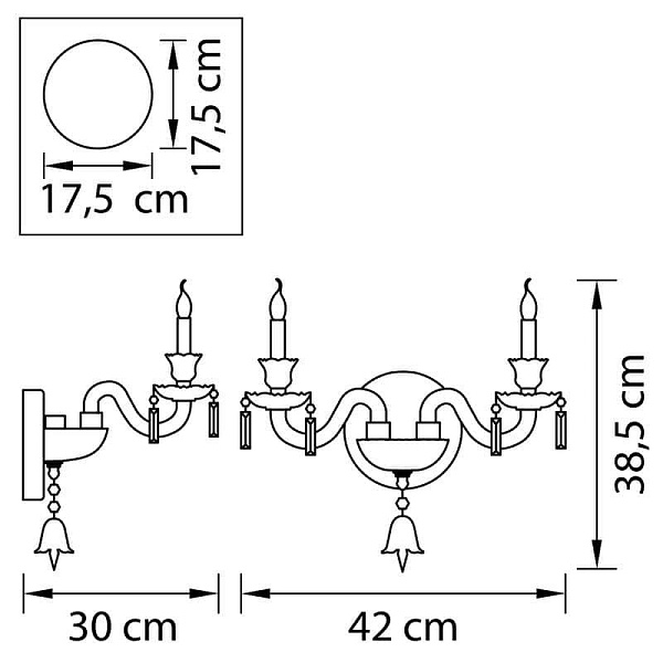 Бра LIGHTSTAR CAMPANA 716624