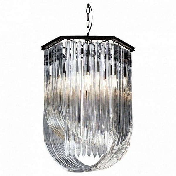 Люстра подвесная DELIGHT COLLECTION MURANO GLASS KR0116P-6 black