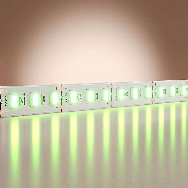 Лента LED BASE 9,6 W/m 12V IP20 2835/120 Green (зеленый) 8mm (5м) 201172 MAYTONI