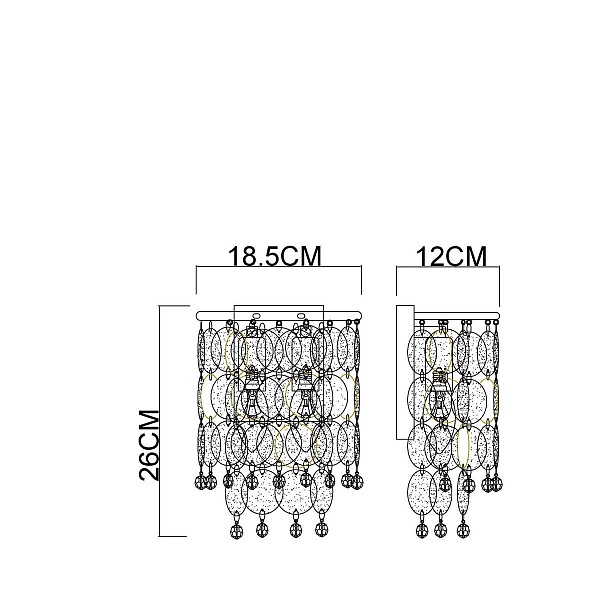 Бра ARTE LAMP PIPIRIMA A4089AP-2AB