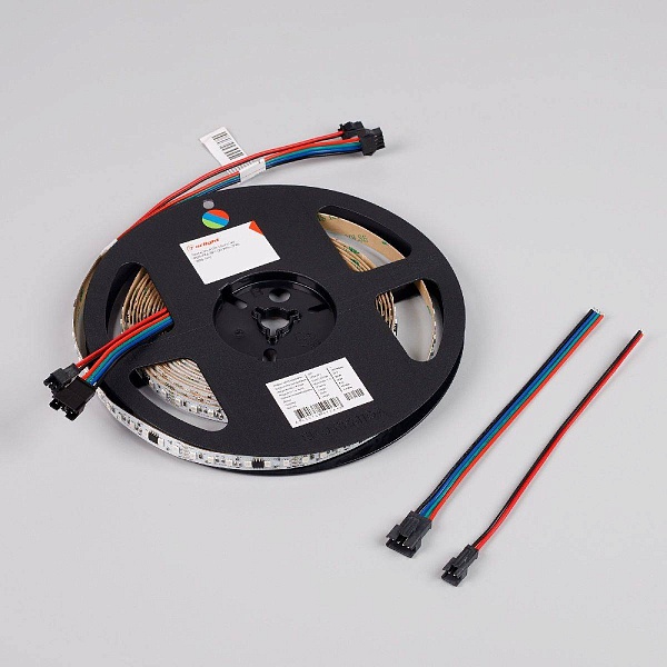 Лента LED SPI-A120 23 W/m 24V IP20 2835/120 RGB 10mm (5м) 46871 ARLIGHT