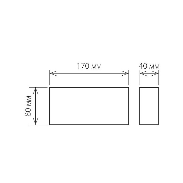 Светильник уличный настенный ELEKTROSTANDARD TWINKY a038420