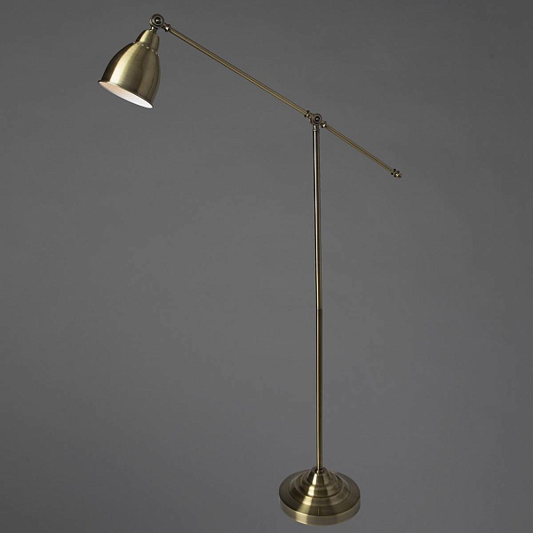 Торшер ARTE LAMP Braccio A2054PN-1AB