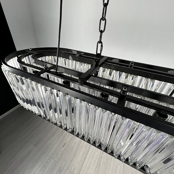 Подвес IMPERIUMLOFT ODEON CLEAR GLASS BLACK 248522-22