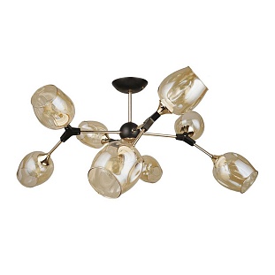 Люстра потолочная ARTE LAMP SEPPIA A4211PL-8BK