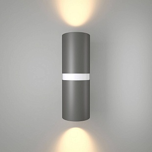 Светильник уличный настенный ELEKTROSTANDARD LIBERTY LED Liberty LED серый/белый (35124/U)