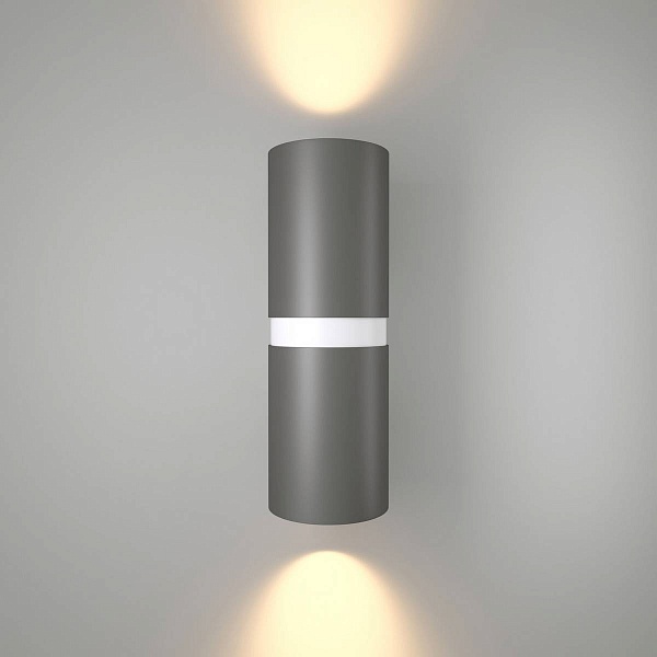 Светильник уличный настенный ELEKTROSTANDARD LIBERTY LED Liberty LED серый/белый (35124/U)