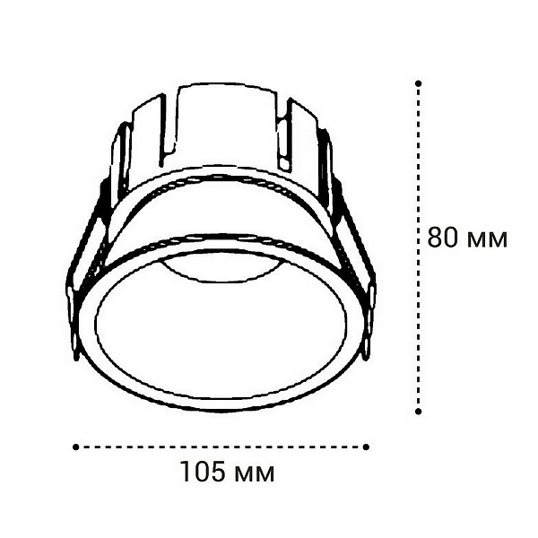 Светильник встраиваемый ITALLINE IT06-6032 IT06-6032 white 3000K