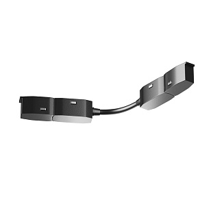 L-коннектор MAYTONI ACCESSORIES FOR TRACKS EXILITY TRA034CS-B