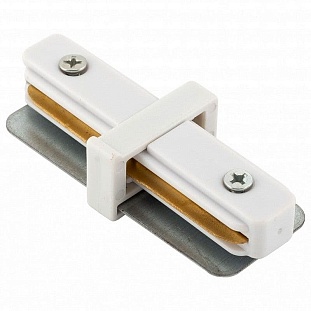 Коннектор прямой DENKIRS DK TRACK WHITE TR1101-WH