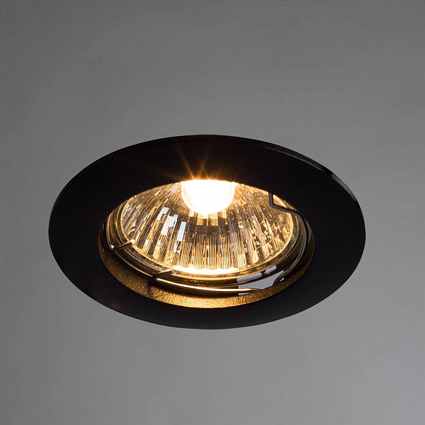 Светильник встраиваемый ARTE LAMP Basic A2103PL-1BK