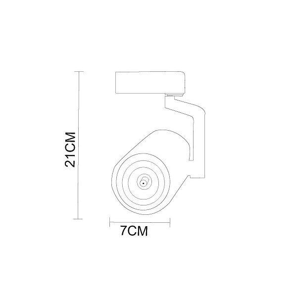 Трековый светильник ARTE LAMP Traccia A2320PL-1WH