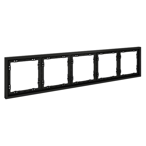 Рамка 5-пост, S70, Черный матовый, VLS100508, VOLTUM