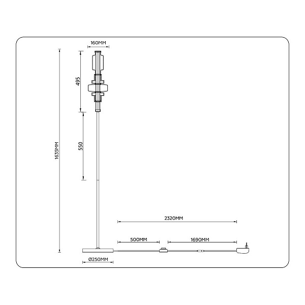 Торшер AMBRELLA LIGHT LH LH53132