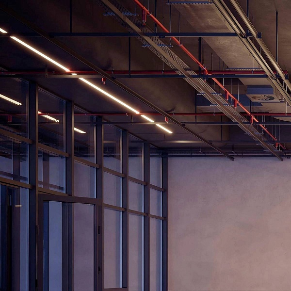 Профиль для ленты LED врезной FANTOM 27,1x98,6мм без рассеивателя (2м) 46430 ARLIGHT