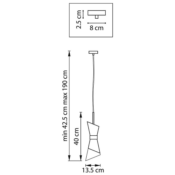 Подвес LIGHTSTAR STRATO 817014