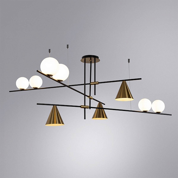 Люстра подвесная ARTE LAMP JACOB A7029PL-9BK