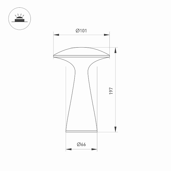 Настольная лампа ARLIGHT SP-COLLADA 44368