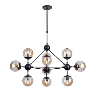 Люстра подвесная ARTE LAMP BOLLA A1664SP-10BK