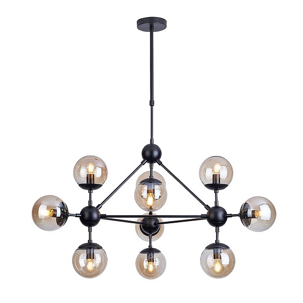 Люстра подвесная ARTE LAMP BOLLA A1664SP-10BK