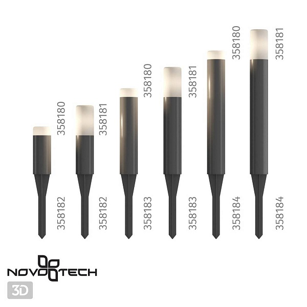 Светильник уличный столб низкий NOVOTECH NOKTA 358183