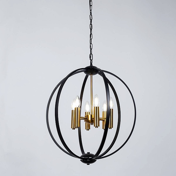 Люстра подвесная ARTE LAMP CASTULA A7013SP-6BK