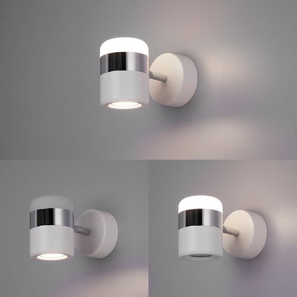 Бра EUROSVET OSKAR 20165/1 LED хром/белый 9W