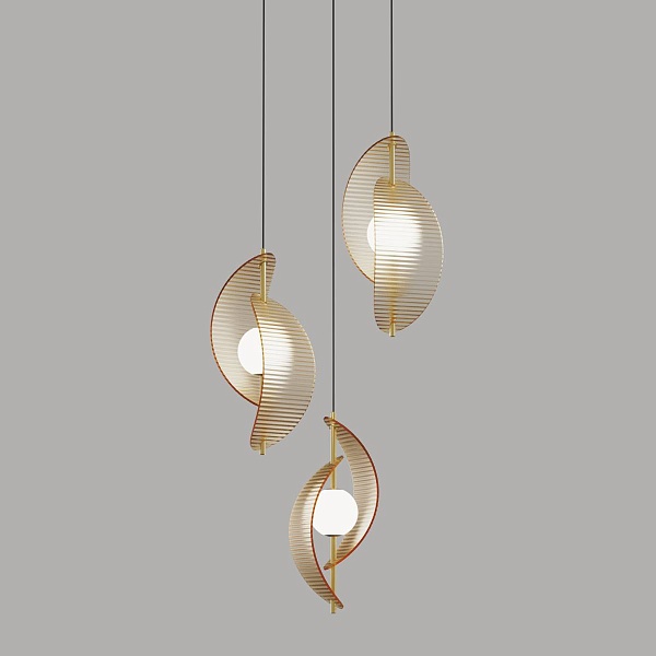 Подвес DELIGHT COLLECTION MD24030035 MD24030035-3A brass/amber