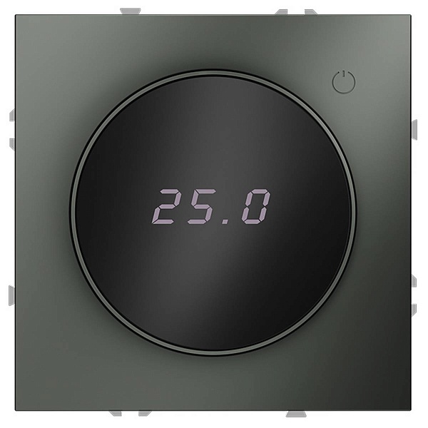 Терморегулятор для теплого пола электромеханический, S70, Титан, VLS070106, VOLTUM