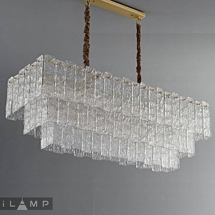 Люстра подвесная ILAMP MANHATTAN P6315-1200 BR