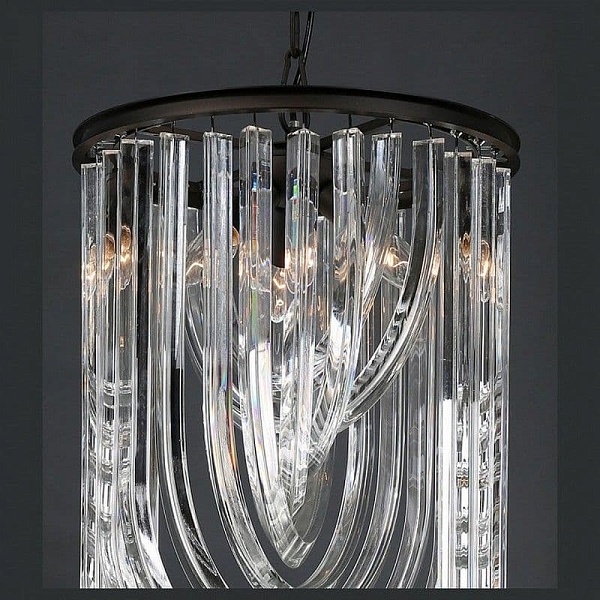 Люстра подвесная DELIGHT COLLECTION MURANO GLASS KR0116P-3 black