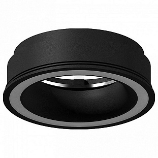 Рамка AMBRELLA LIGHT DIY SPOT 1 N7111 SBK черный песок D70*H28mm Out1mm MR16