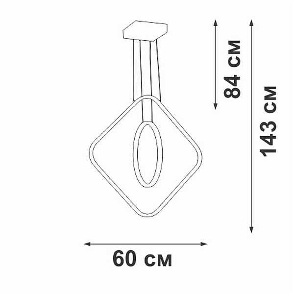 Подвес VITALUCE  V2703-8/2S