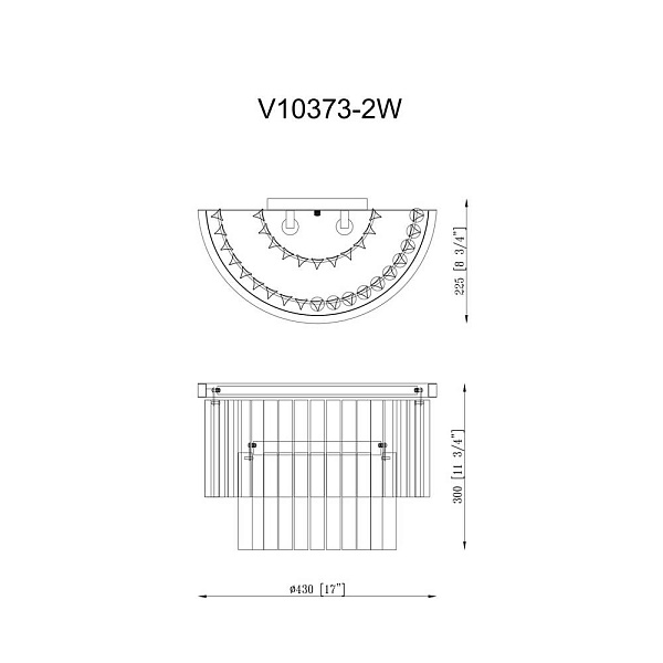 Бра MODERLI AVISTA V10373-2W