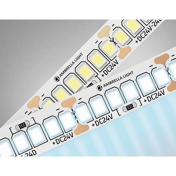 Лента LED 20 W/m 24V IP20 2835/240 6500K 10mm (5м) GS3403 AMBRELLA LIGHT