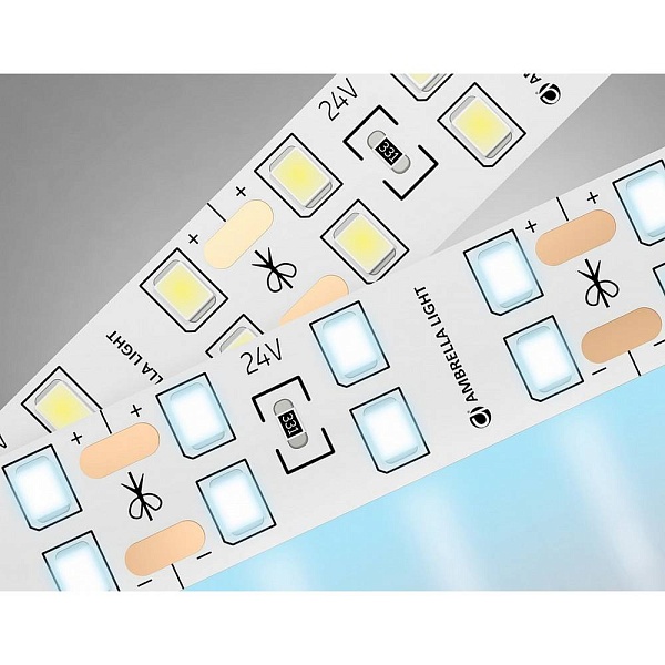 Лента LED 20 W/m 24V IP20 2835/204 6500K 14mm (5м) GS3603 AMBRELLA LIGHT