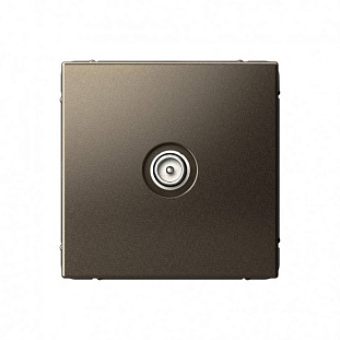 Розетка  TV одиночная, ARTGALLERY, Мокко, GAL000691, SCHNEIDER ELECTRIC