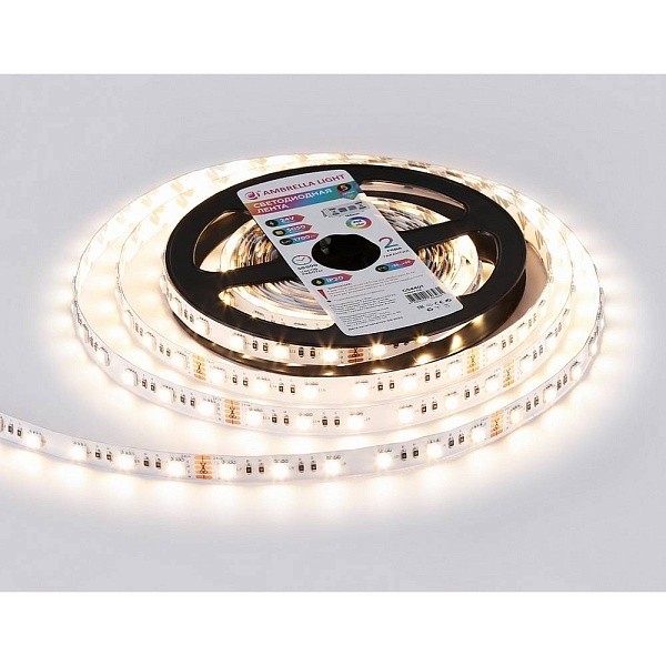 Лента LED 10 W/m 24V IP20 5050/60 RGB+3000K 10mm (5м) GS4401 AMBRELLA LIGHT
