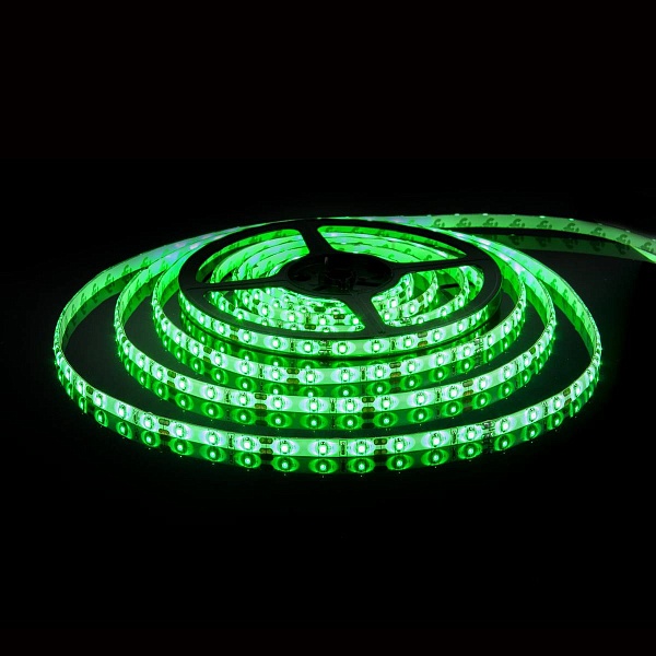 Лента LED 14,4 W/m 24V IP20 5050/60 GREEN 10mm (5м) a052971 ELEKTROSTANDARD
