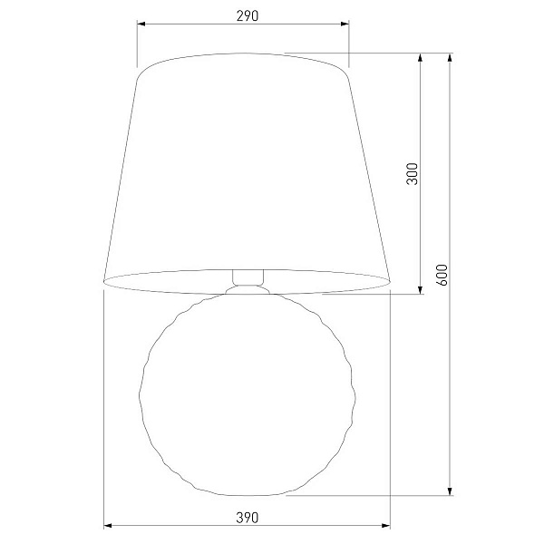 Настольная лампа TK LIGHTING SANTANA 5591 Santana Ecru a065253