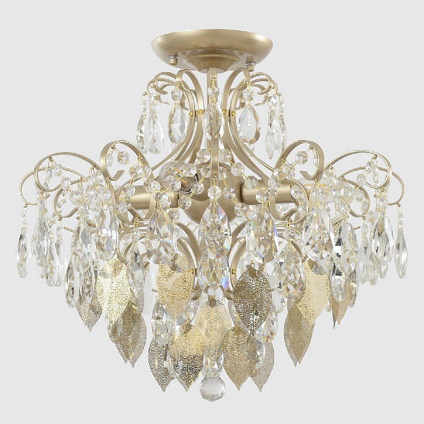 Люстра потолочная CRYSTAL LUX ESMIRALDA ESMIRALDA PL4 GOLD