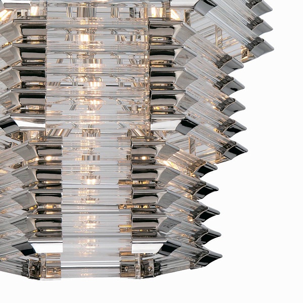 Люстра подвесная DELIGHT COLLECTION WREN KG0970P-12 nickel