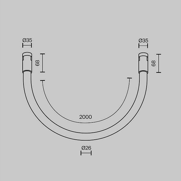Трековый светильник MAYTONI TAU TR154-1-27W4K-BS