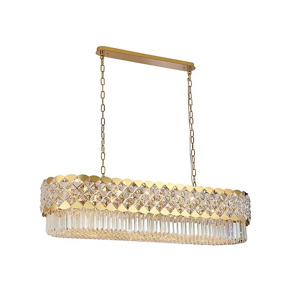 Люстра подвесная NEWPORT ASHLEY 8300/120 oval gold polished