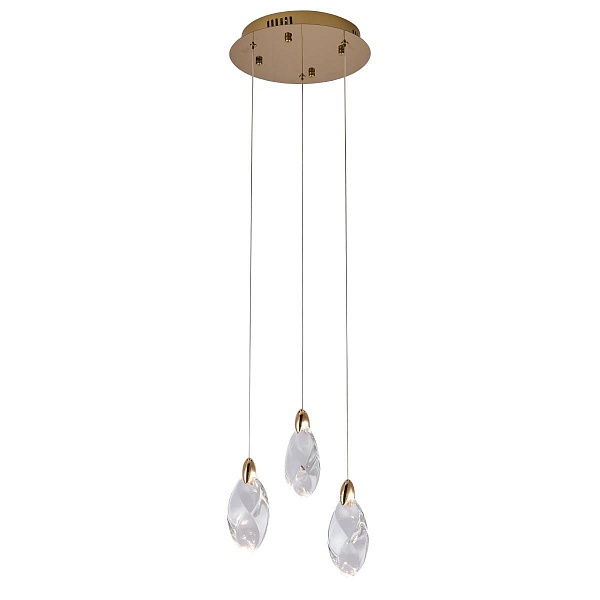 Подвес DELIGHT COLLECTION OD2440 OD2439-3 gold/clear