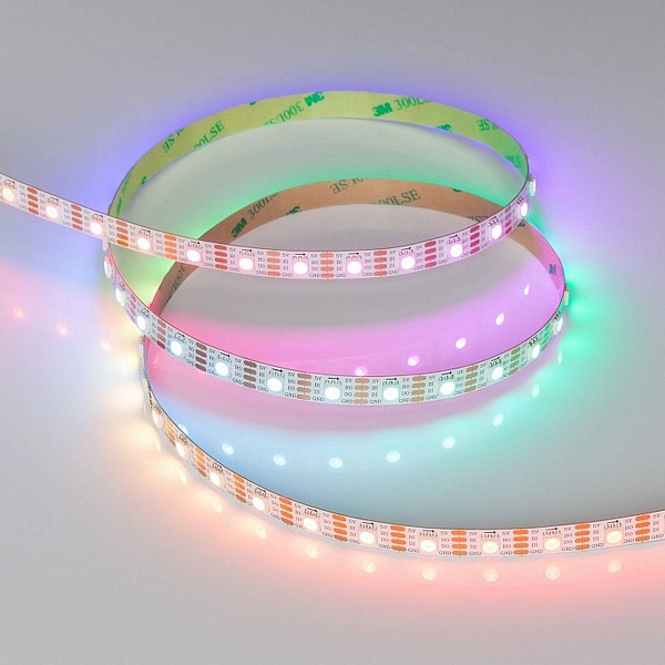 Лента LED SPI-B60 12 W/m 5V IP20 5060/60 K 10mm (5м) 37855 ARLIGHT